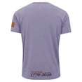 thumbnail image 4 of America 250 Years T Shirts for Men Independence Day Usa Flag Print Crew Neck Short Sleeve Tshirt Big and Tall Relaxed Fit Daily Wear Workout Tops, Light Purple, #01 Light Purple, 4 of 4