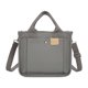 thumbnail image 2 of Bolsa informal de lona con correa ajustable para el hombro, de mano para mujer, bandolera (gris) Ndcxsfigh Para Estrenar, 2 of 8