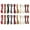 Assorted Color, variant on Sensethe 20pcs Round Colored Waxed Shoelaces Shoes Strings Shoelaces for Assorted Color