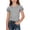 Grey, variant on CPNG Girls Summer Short Sleeve T Shirt Little Girls Pure Cotton Solid Color Puff Sleeve Crewneck Soft Tops T-Shirts(Orange,5-6 Years)