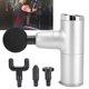 thumbnail image 5 of Mini pistola de masaje portátil ajustable dolor muscular fatiga revive Fitness masajeador plateado blanco, 5 of 12