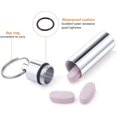 thumbnail image 4 of Pill Box Keychain, Set Of 7 Mini Capsule Pill Box Metal Pill Box Pill Box Pill Gift, 4 of 5