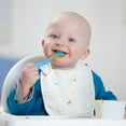 thumbnail image 4 of Haooryx Baby Bibs for Newborns, 100% Cotton Absorbent Drool Bibs 6 Pack 22.8x32cm, 4 of 6