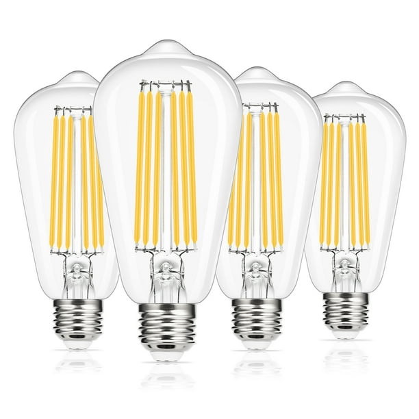 LED Vintage Edison Style Filament Light Bulbs, 15W (150W Equivalent