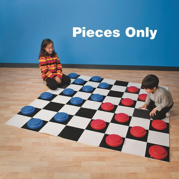 Jumbo Checker Pieces (Pack of 24)