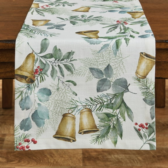 Split P Bells Of Christmas Table Runner 15" X 72"