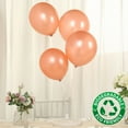 thumbnail image 2 of Efavormart 50 Pack Rose Gold Biodegradable Balloons, Eco-friendly Thickened Extra Strong Latex Helium Party Balloons - 12", 2 of 9