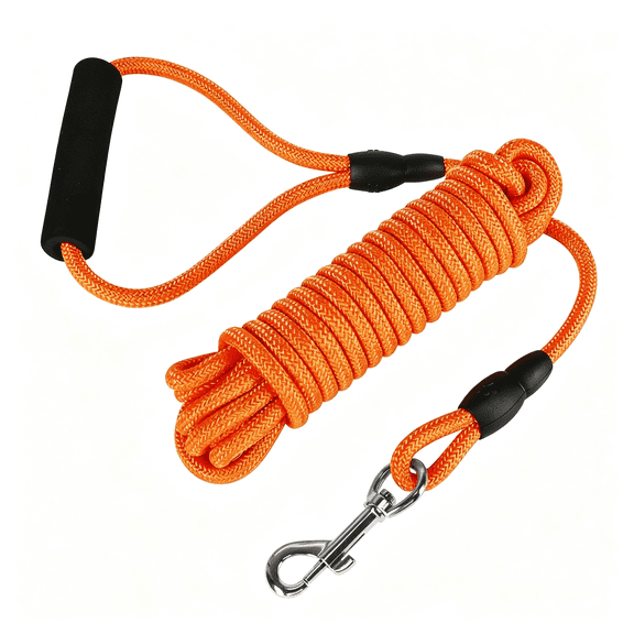 GASTROPOD Floating Long Dog Leash, 20Ft Dog Training Leash, Lightweight Dog Check Cord Rope Lead with Comfortable Handle for Outside, Hiking, Swimming, Beach and Lake