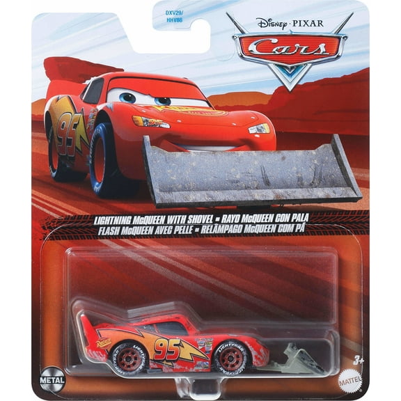 Disney Pixar Cars Lightning McQueen with Shovel Die-Cast Vehicle