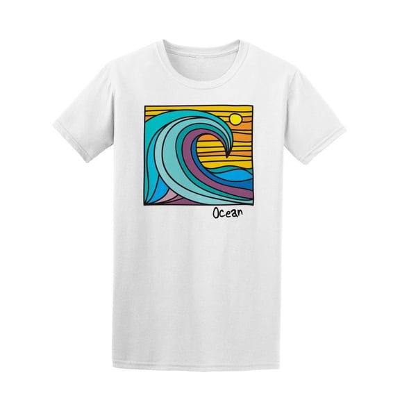 Beautiful Ocean Art Tee Men's -Image by Shutterstock
