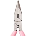 thumbnail image 4 of Long Chain Nose Pliers Mini Precision Non-Serrated Jaw Pliers for DIY Jewelry Making Pink, 4 of 9