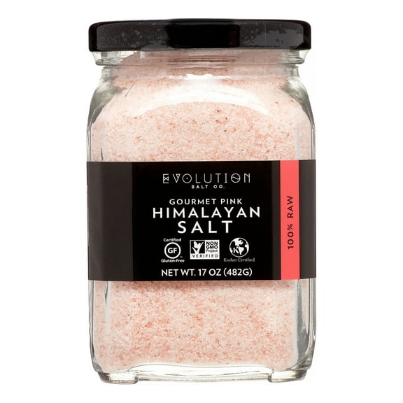 Evolution Salt Co., Gourmet Pink Himalayan, 17 Oz