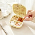 thumbnail image 4 of Compartmentalized Jewelry Storage Box Portable Storage Box For Earrings Necklaces Rings And Medicines When Traveling, 4 of 6