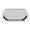 Silver, variant on YAHHU Nordic Style Stainless Storage Tray Cosmetics Jewelry Cake Plate for Office Desks (Rainbow L) - 9.1 inches / 23.0 cm