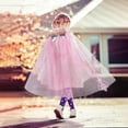 thumbnail image 3 of 【Uhome】Princess Dress up Clothes for Little Girl, 11Pcs Princess Cape with Crown, Princess Dresses for Girl 3-8 Birthday Gift, 3 of 7