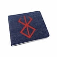 thumbnail image 1 of Cartera con personajes de anime de Berserks, delgada, plegable, multicolor, 1 of 2