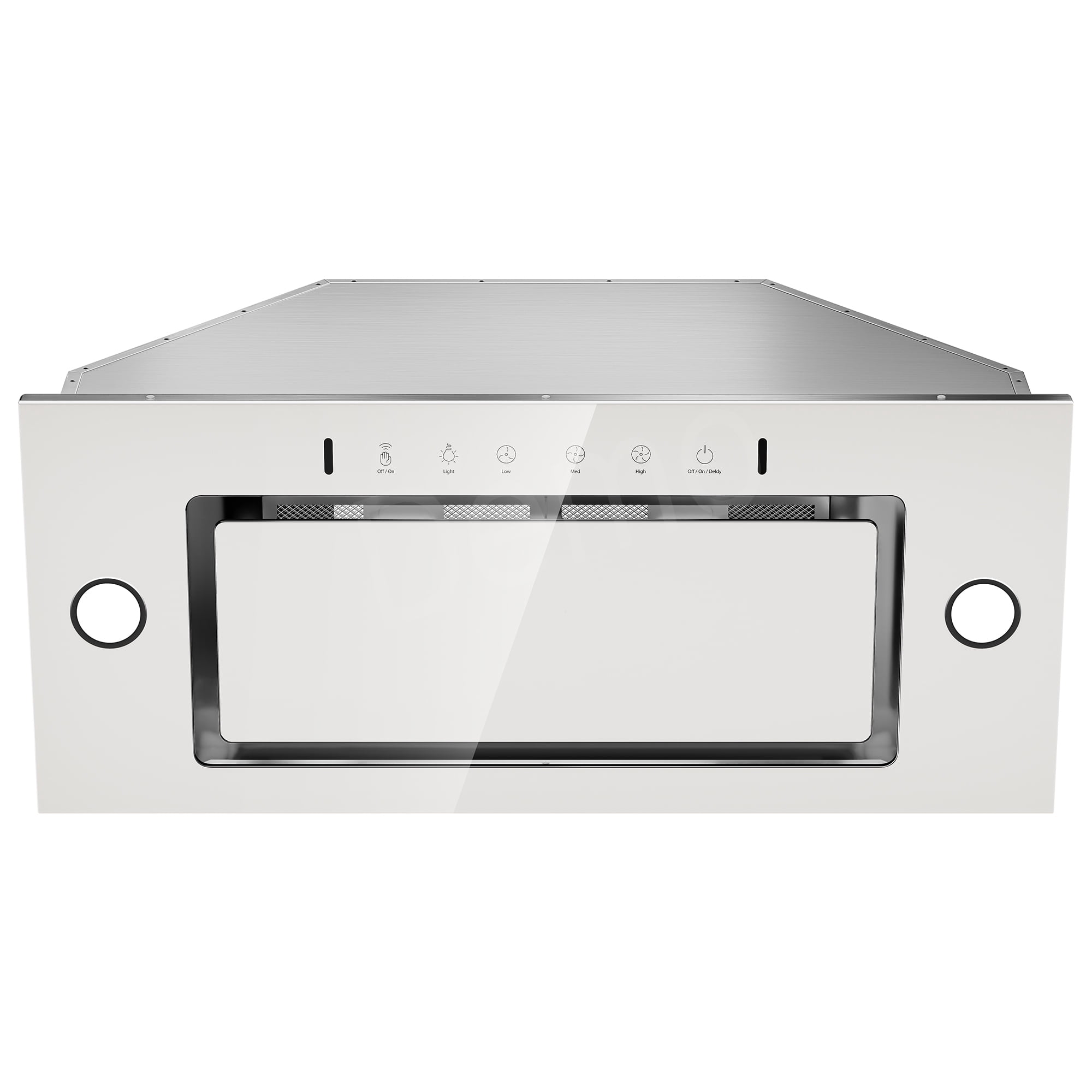VIKIO 36 inch Insert Range Hood 900CFM, Convertible Ducted to Ductless Exhaust Fan, Carbon Filter, Touch Panel, Stainless Steel