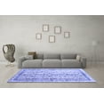 thumbnail image 3 of Ahgly Company Indoor Rectangle Abstract Blue Contemporary Area Rugs, 7' x 9', 3 of 4