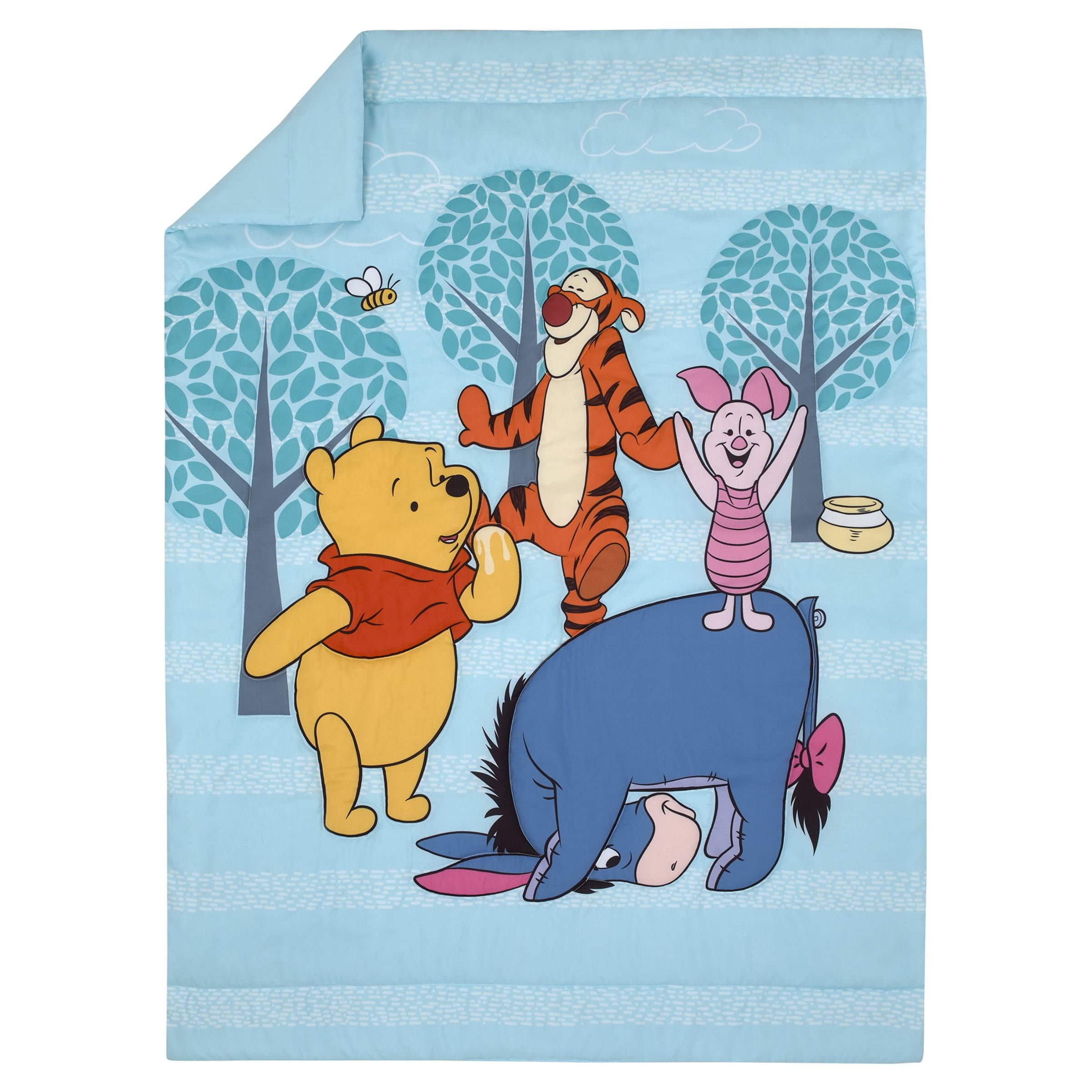 Disney Winnie the Pooh 4 PieceToddler Bedding Set, Toddler Boy, Girl