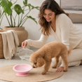 thumbnail image 5 of Rdausd 7.01" Tilted Silicone Pet Bowl, Anti-Vomiting Cat Dog Bowl with Suction Cup, Ergonomic Slanted Feeding Bowl for Flat-Faced Pets, Non-Slip Pet Bowl, Pink, 5 of 5