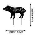 thumbnail image 2 of Inserts de Jardin en Acrylique Cochon Noir Décorations d'Halloween, 2 of 2