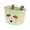 Green, variant on Woven Bicycle Basket, Cute Dog Decor Front Handlebar Basket, Detachable Cotton Rope Bike Basket , Universal Size for Bikes, Scooters, Doll Carts, Outdoor Riding,6.5*8.8*4.9 in,Beige