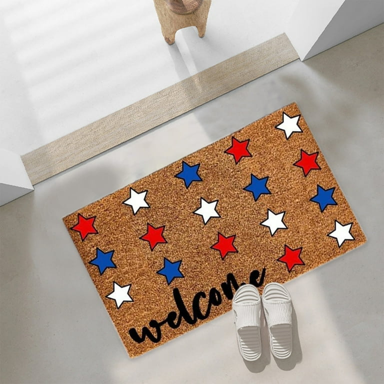 Summer Floor Mats Holiday Welcome Door Mats Door Beach Home Non Slip Rugs  USA