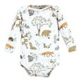 thumbnail image 4 of Hudson Baby Cotton Long-Sleeve Bodysuits, 5-Pack, Newborn- 24 Months, 4 of 7