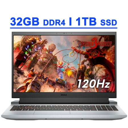 Dell G15 Ryzen Edition 15 Premium Gaming Laptop 15.6" FHD 120Hz Display AMD Octa-Core Ryzen 7 5800H 32GB DDR4 1TB SSD GeForce RTX 3050 Ti 4GB Backlit Keyboard HDMI USB-C WiFi6 Nahimic Win11