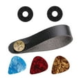 thumbnail image 3 of Guitar Strap Lock Guitar Accessories, PU Leather, Headstock Adapter, Guitar Neck Black Strap, 3 of 9