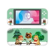 Nintendo Switch Lite Sticker Skin Decals Animal Crossing, Cute Cartoon Full Body Wrap Anti Scratch, Cover for Joy-Con Controller, NS Console Switch Lite Accessories (Tom Nook with Friends)