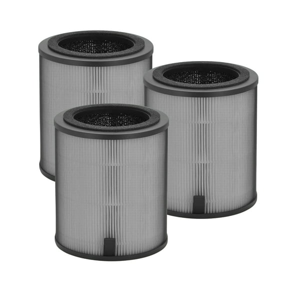 Nispira JF100 Replacement Filter for Jafända Air JF100 Purifier 3 Stage Filtration True HEPA Activated Carbon, 3 Packs