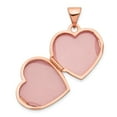 thumbnail image 4 of FB Jewels 14k Rose Gold 15mm Scroll Heart Locket, 4 of 5