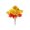 A005- E, variant on Artificial Leaves Fall Decorations Burnt Orange, Dining Table Centerpiece for Thanksgiving and Farmhouse, Rustic 1 Bunch