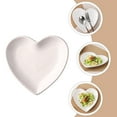 thumbnail image 5 of OUNONA Heart Plates Plate Ceramic Serving Shaped Tray Dishdessert Salad Dinner Decorative Valentines Kitchen Must Haves, 5 of 6