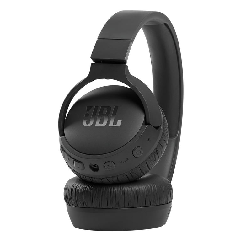JBL TUNE 660NC - Headphones With Mic - On-Ear - Bluetooth - Wireless, Wired  - Active Noise Canceling - Black 