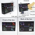 thumbnail image 4 of FYBTO 3D Art Deco Table Lamp Music Decor LED Acrylic Night Light Remote Control Multicolor Dimmable USB Bedroom Lighting Bedside Lamp Lamp Fashion, 4 of 6