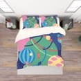 thumbnail image 2 of 3D Green Blue Ball Quilt Cover Set Bedding Set Pillowcases 190, 2 of 3