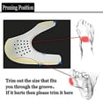 thumbnail image 4 of 2 Pairs Shoes Crease Protector Toe Box, Prevent Sneaker Shoes Crease Protector for Men 8-12", 4 of 7