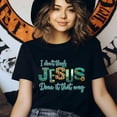 thumbnail image 3 of Christian Graphic Tee “I Don’t Think Jesus Done It That Way”, Azalea, Size L, 3 of 6