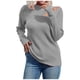 thumbnail image 1 of Suéter de mujer Suéter sólido de moda Suéter de manga larga Pullove Cuello redondo Suéter informal Tops Odeerbi ODB-2, 1 of 8