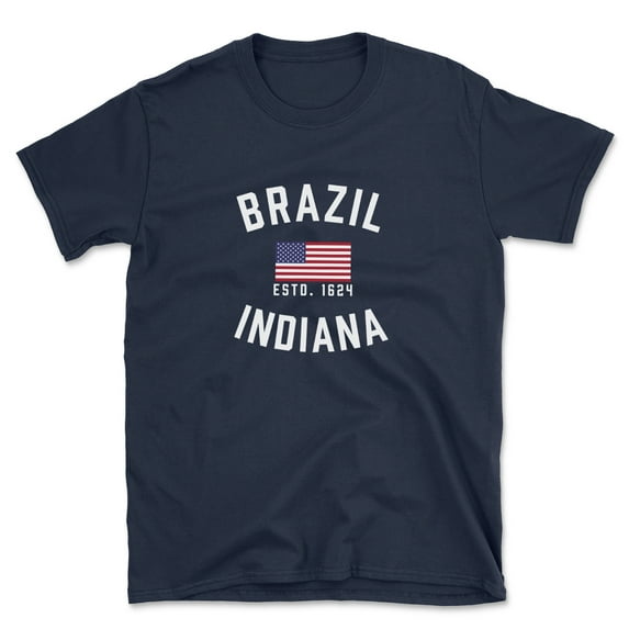 Brazil Indiana Patriot Men's Cotton T-Shirt