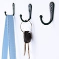 thumbnail image 3 of Ganchos de pared resistentes Destyer, de metal negro, 10 unidades, 3 of 8