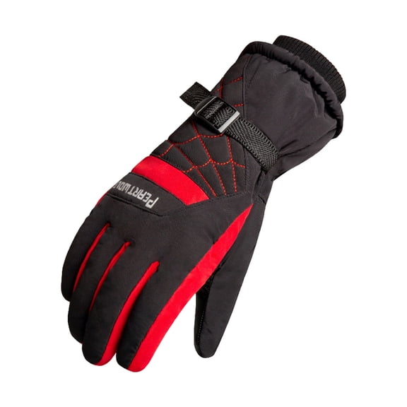 Anckoeil Ski Equipment Men's Winter Ski Gloves Warm Motorcycle Battery Car Gloves Cold-proof Non-slip Thickened Large Cotton Gloves