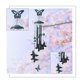 thumbnail image 4 of Campana de viento decorativa, campanas de viento de estilo nórdico para jardín, balcón, decoración al aire libre, 4 of 5