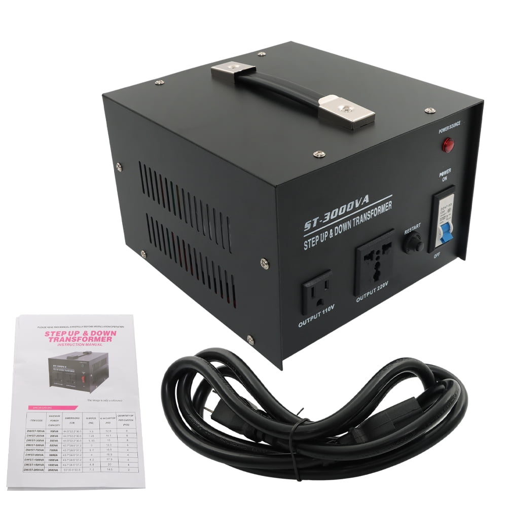 findmall 3000 W Step Up/Down 110v to 220v/220v to 110v Voltage Converter Transformer