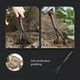 thumbnail image 5 of Rastrillo de Mano Qazbgdl de 3 Dientes para Jardinería | Herramienta de Deshierbe de Acero Templado | Mango de Fibra de Vidrio Resistente | Rastrillo de Jardín Negro de 14.17 Pulgadas para Verduras y, 5 of 6