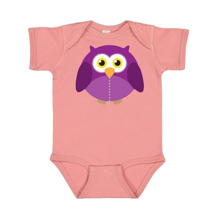 

Inktastic Purple Owl Bird Gift Baby Boy or Baby Girl Bodysuit