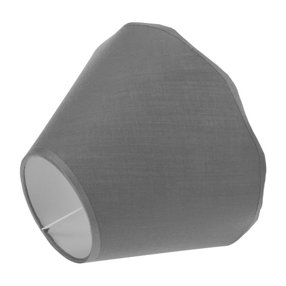 PAMINGONO 1Pack Desk Lamp Lampshade Grey in Fabric and Iron for Softening Lights in Bedroom