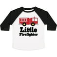 thumbnail image 3 of Inktastic Little Firefighter Fire Engine Boys or Girls Toddler T-Shirt, 3 of 5